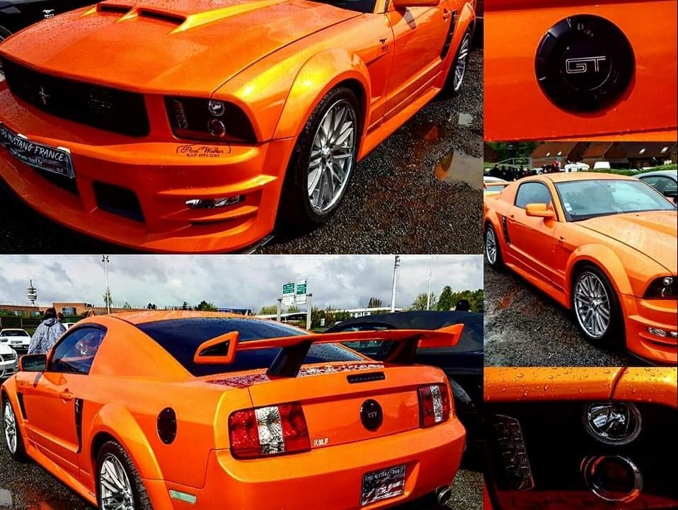 Raxiom LED Halo Projector Headlights; Black Housing; Clear Lens (05-09 Mustang w/ Factory Halogen Headlights, Excluding GT500)