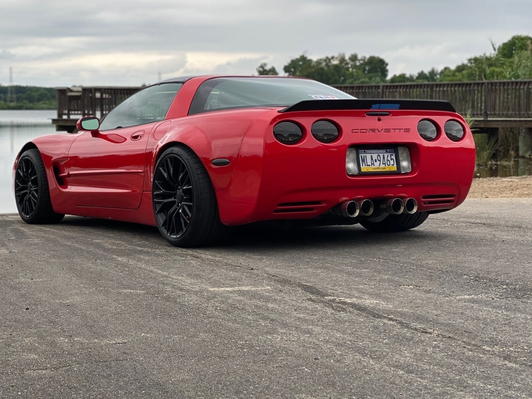 Raxiom Axial Series LED Tail Lights; Chrome Housing; Smoked Lens (97-04 Corvette C5)