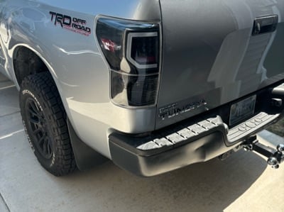 Raxiom Axial Series Dual C-Shape LED Tail Lights; Black Housing; Clear Lens (07-13 Tundra)