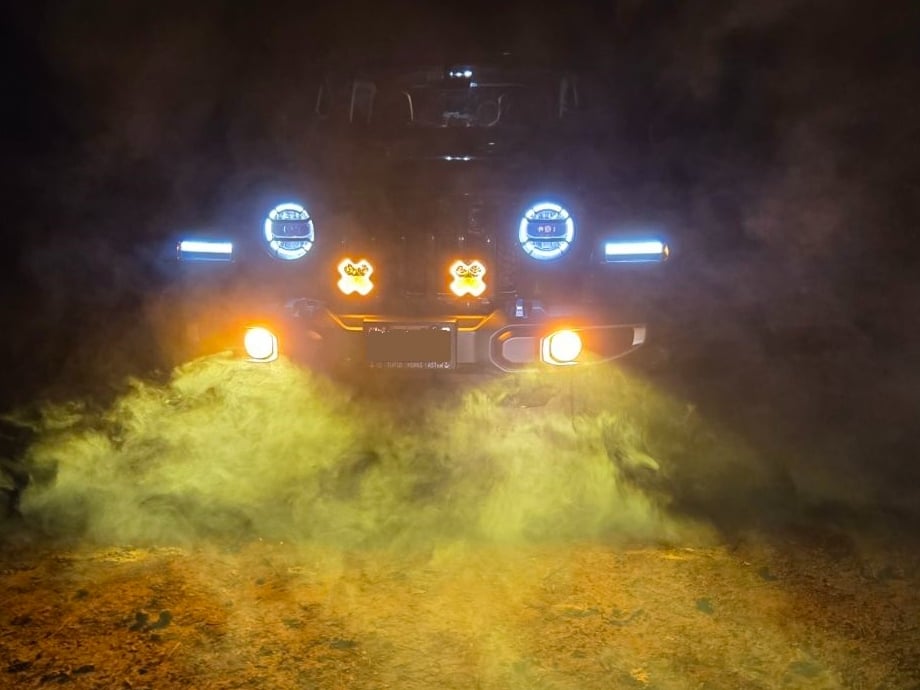 Raxiom Axial Series LED Fog Lights with Halo (07-25 Jeep Wrangler JK & JL)