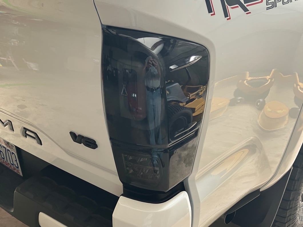 Raxiom XW Series Sequential LED Tail Lights; Black Housing, Smoked Lens (16-23 Tacoma)
