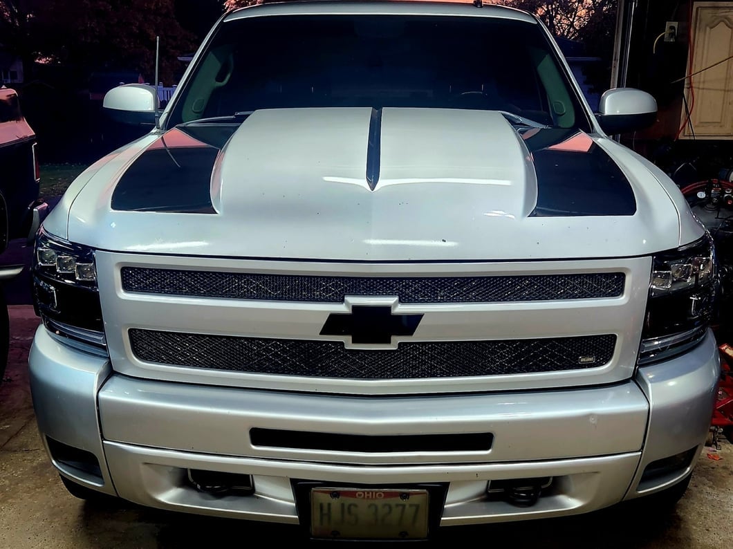 Raxiom LED Projector Headlights; Black Housing; Clear Lens (07-13 Silverado 1500)