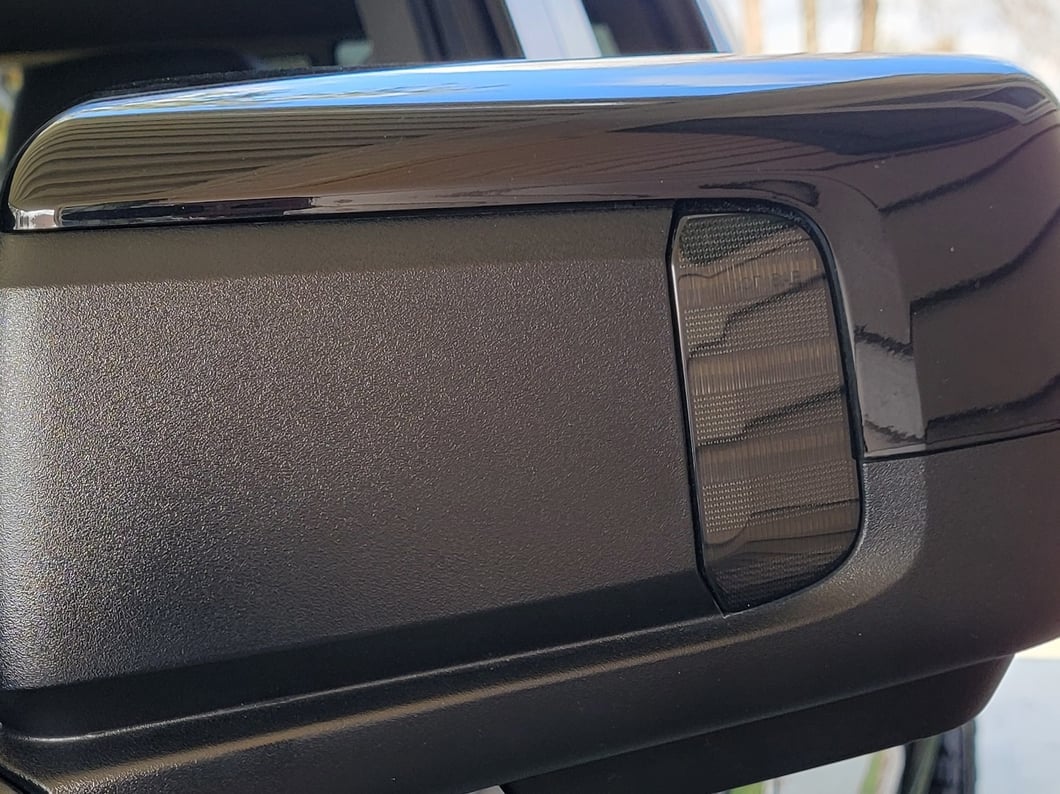 Raxiom Axial Series LED Mirror Lights; Smoked (19-25 Silverado 1500)