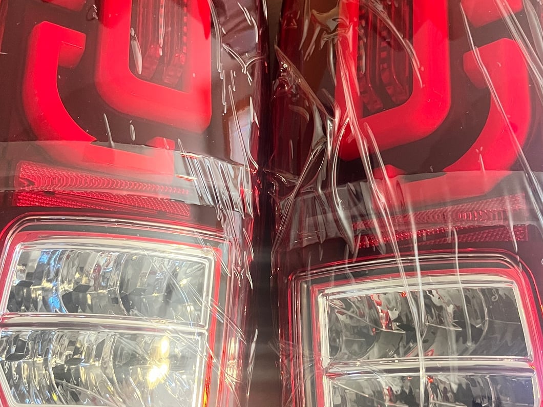 Raxiom XW Series Sequential LED Tail Lights; Black Housing, Red Lens (16-23 Tacoma)