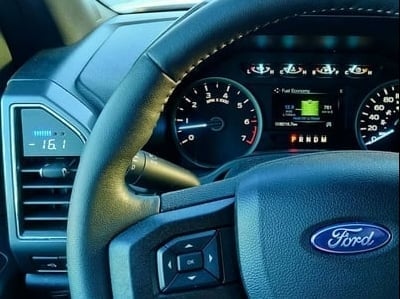 Raxiom Vent Integrated OBD2 Multi-Gauge without Vent Housing (15-20 F-150)