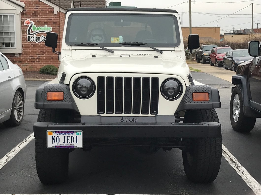 Raxiom Axial Series LED Daymaker Headlights; Black Housing; Clear Lens (97-18 Jeep Wrangler TJ & JK)