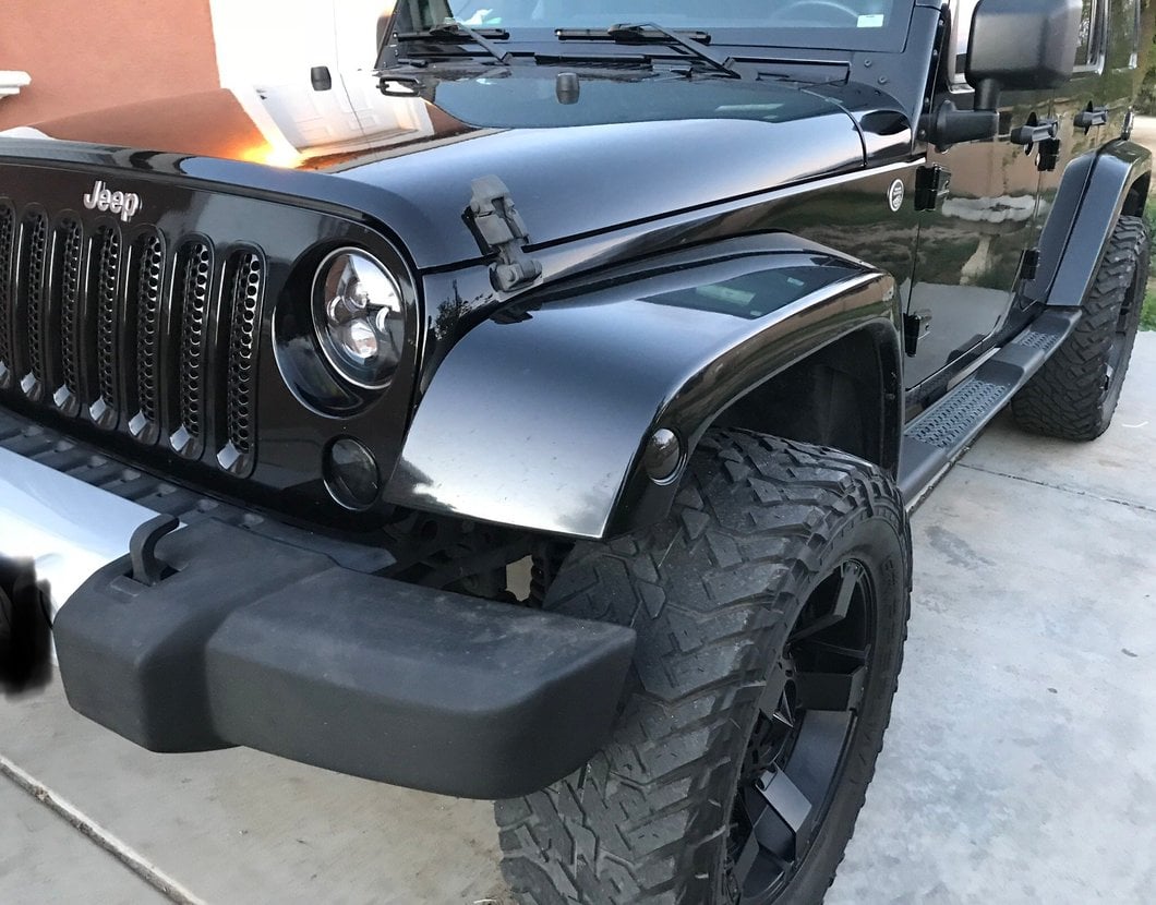 Raxiom LED Side Marker Lights; Smoked (07-18 Jeep Wrangler JK)