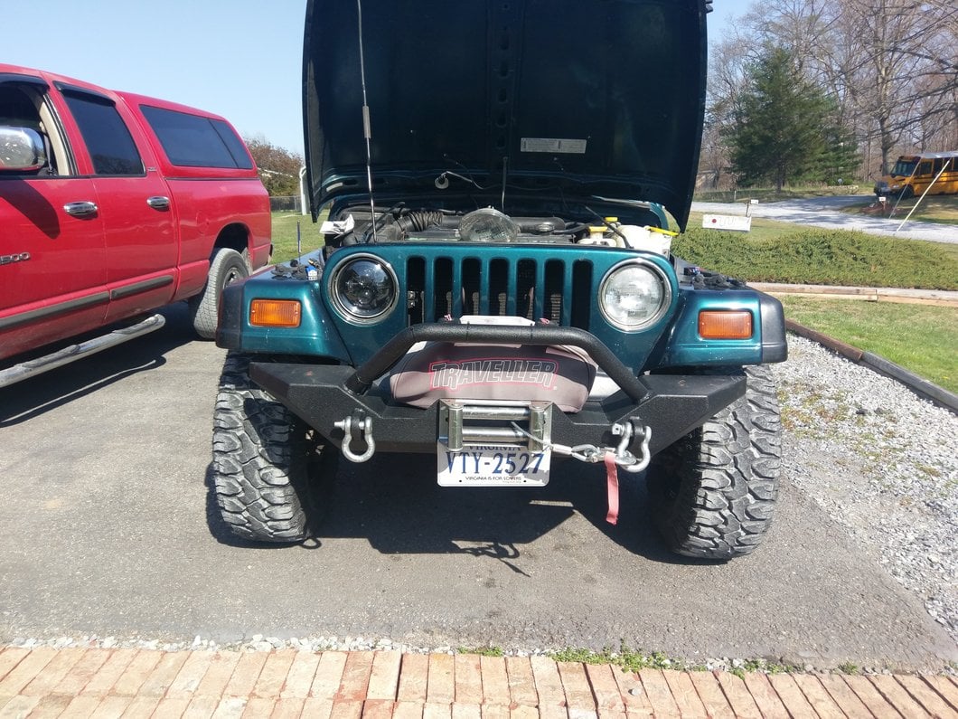 Raxiom Axial Series LED Daymaker Headlights; Black Housing; Clear Lens (97-18 Jeep Wrangler TJ & JK)