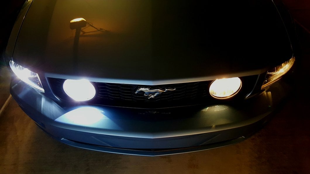 Raxiom Axial Series 1400 Lumen LED Fog Light Conversion Kit; H10 (03-04 Mustang Cobra; 05-12 Mustang GT)