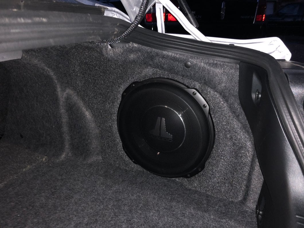 Raxiom by JL Audio Subwoofer Upgrade Kit (15-23 Mustang Fastback w/ Factory Subwoofer)