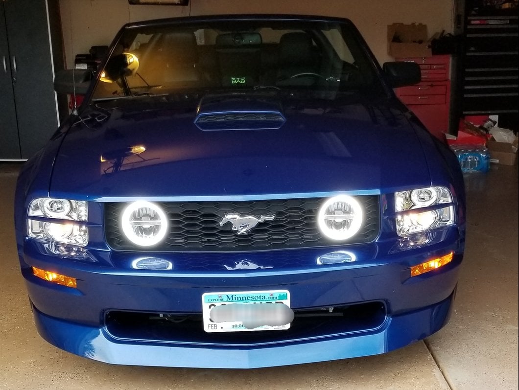 Raxiom Axial Series LED Halo Fog Lights (05-09 Mustang GT)