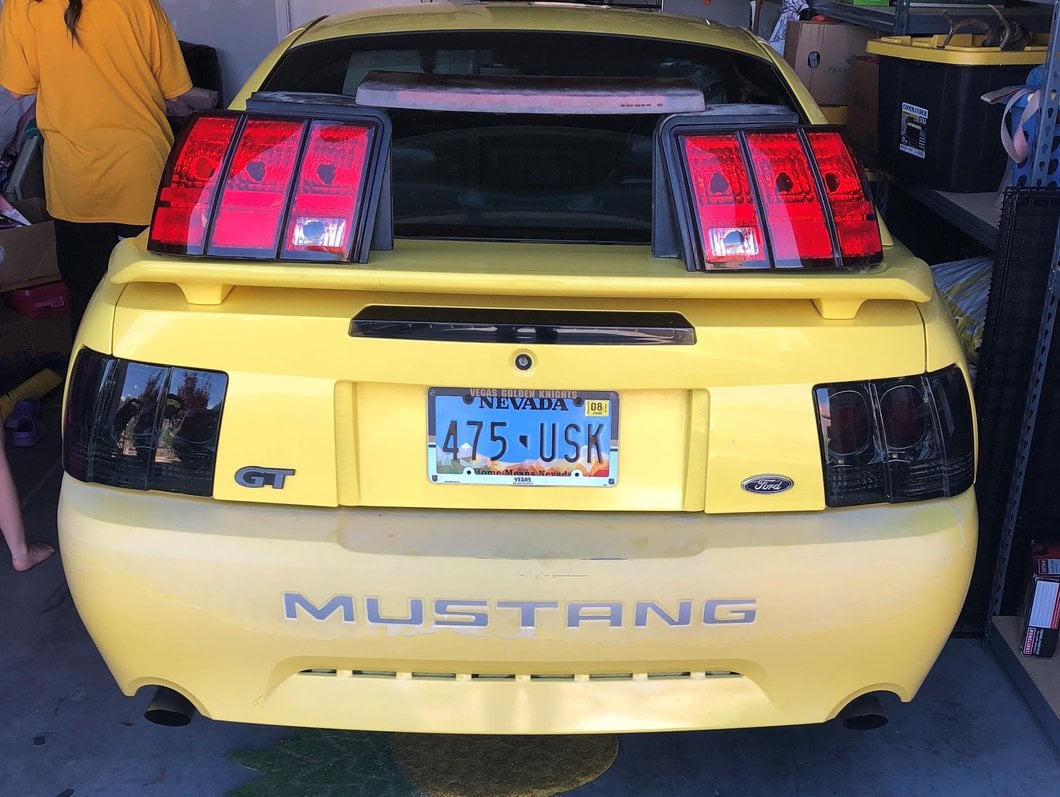Raxiom Axial Series LED Third Brake Light; Smoked (99-04 Mustang, Excluding Cobra)