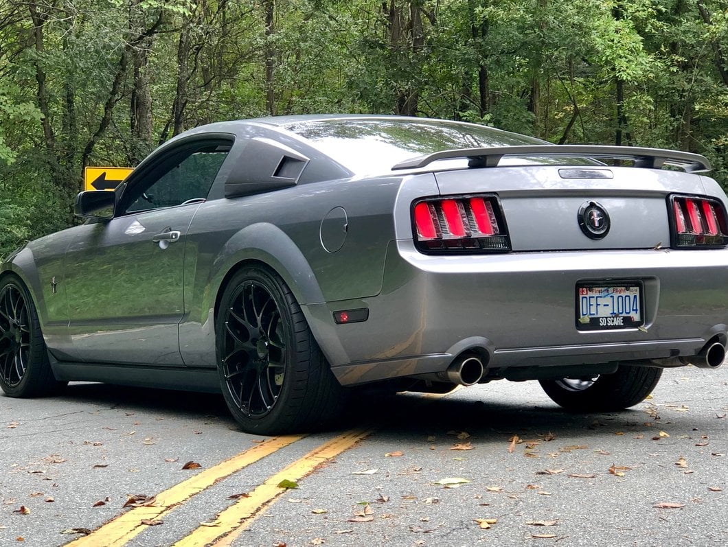 Raxiom Axial Series LED Third Brake Light; Smoked (05-09 Mustang)