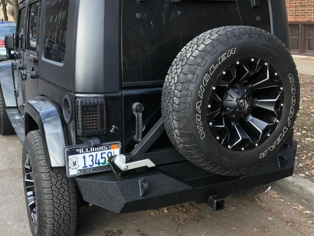 Raxiom LED Tail Lights; Black Housing; Smoked Lens (07-18 Jeep Wrangler JK)