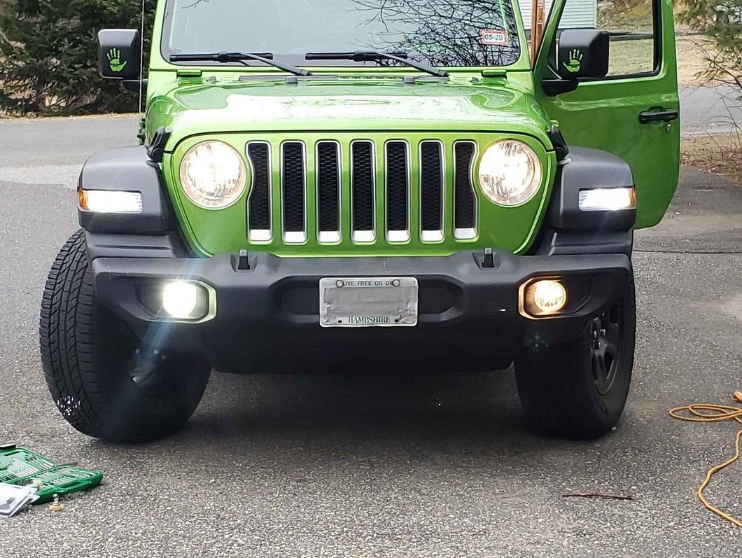 Raxiom Axial Series Stage 1 LED Fog Light Bulbs; H16 (18-25 Jeep Wrangler JL)