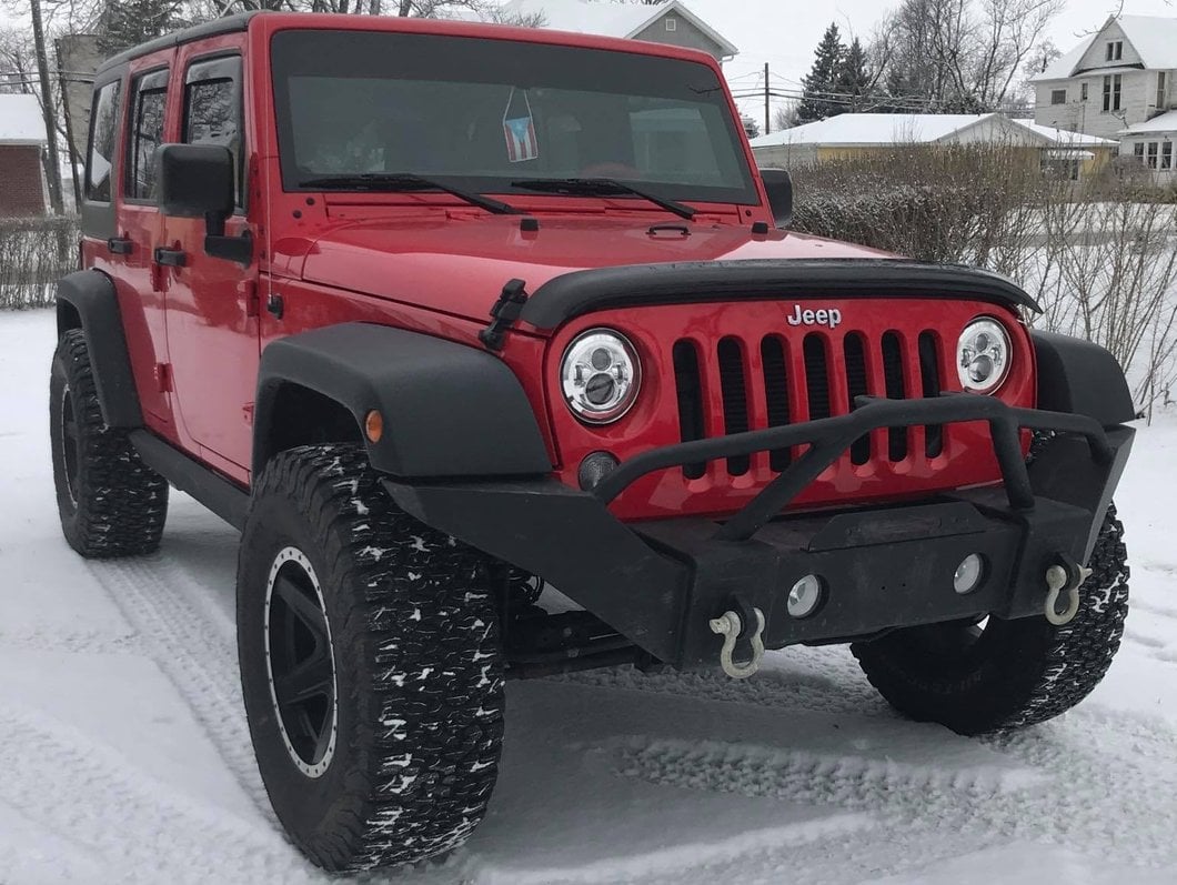 Raxiom Axial Series LED Daymaker Headlights; Chrome Housing; Clear Lens (97-18 Jeep Wrangler TJ & JK)