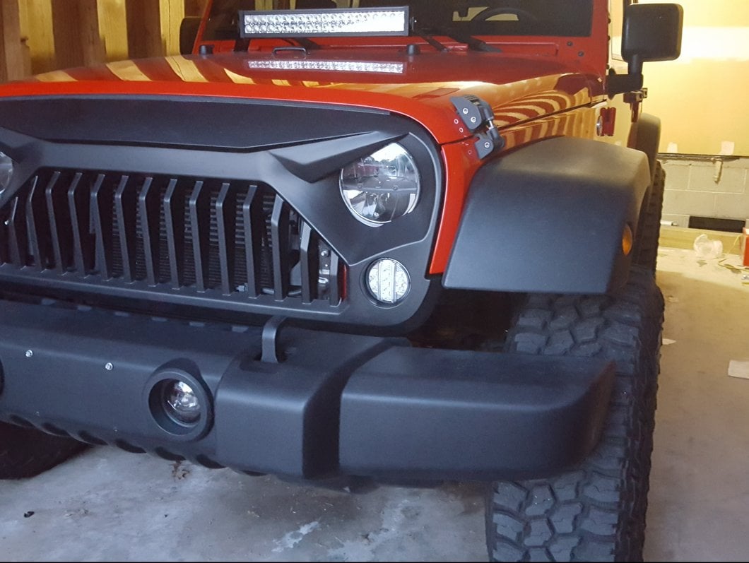 Raxiom Axial Series LED Front Turn Signals; Clear (07-18 Jeep Wrangler JK)