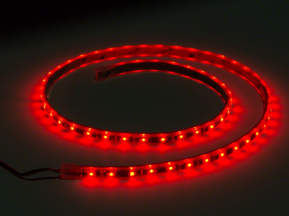Raxiom Axial Series Flexible 36-Inch LED Strip; Red (Universal; Some Adaptation May Be Required)