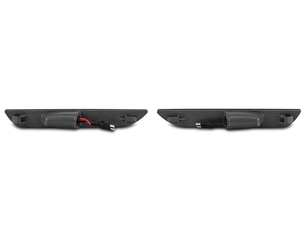 Raxiom Axial Series LED Side Marker Lights; Rear; Smoked (15-23 Mustang)