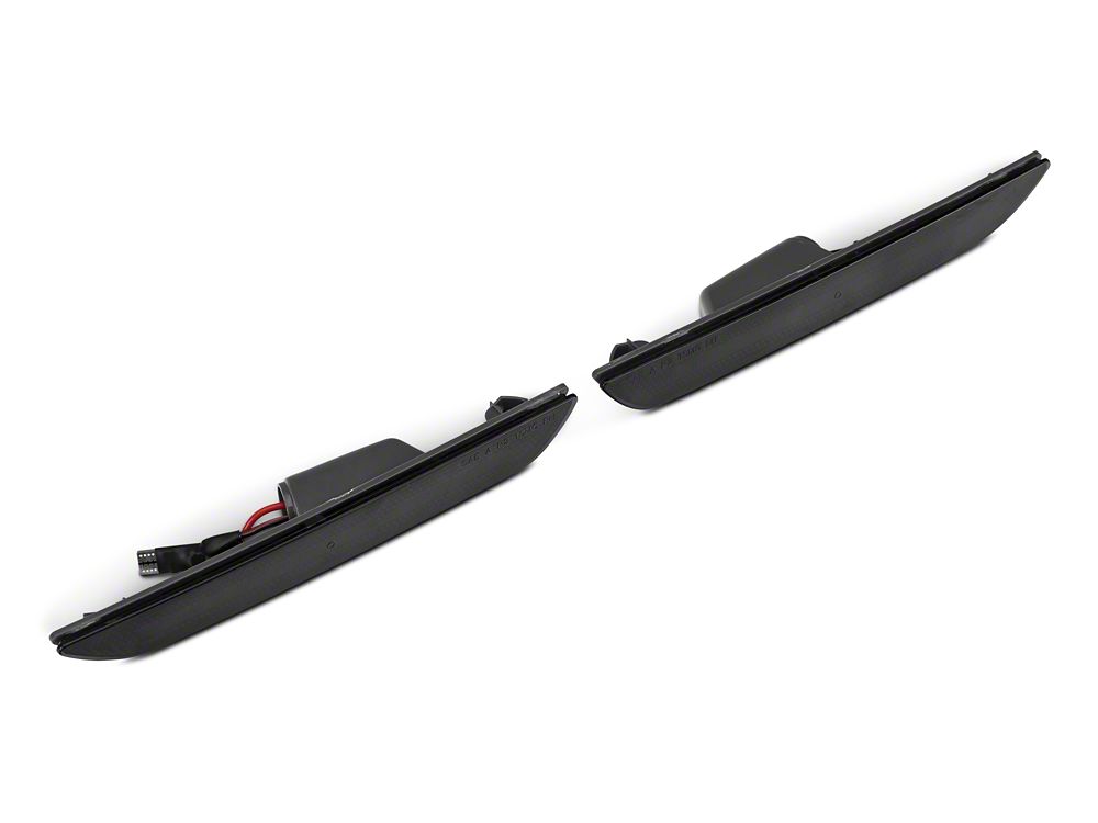 Raxiom Axial Series LED Side Marker Lights; Rear; Smoked (15-23 Mustang)