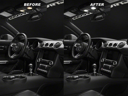 Raxiom Axial Series Stage 1 Map Light LED Conversion Kit (15-23 Mustang)