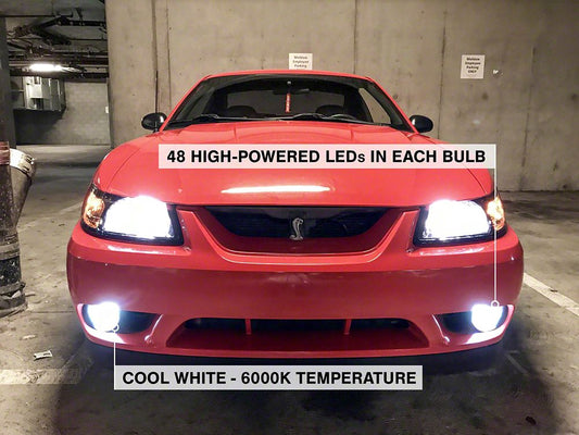 Raxiom Axial Series LED Fog Light Bulbs (94-04 Mustang, Excluding 03-04 Cobra)