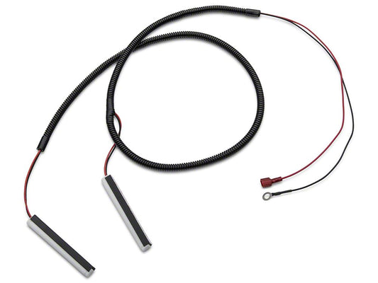 Raxiom LED Footwell Lighting Kit; Red (15-23 Mustang)