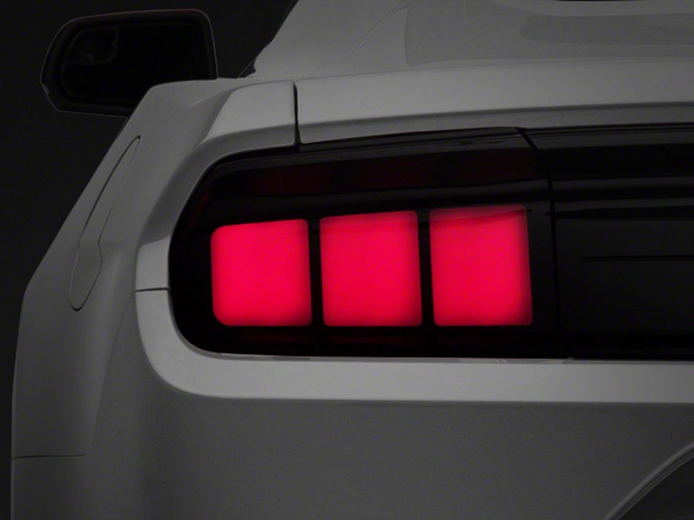 Raxiom Profile LED Tail Lights; Gloss Black Housing; Smoked Lens (15-2