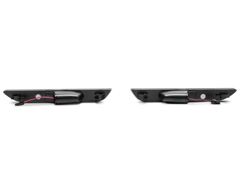 Raxiom Axial Series LED Side Marker Lights; Rear; Clear (15-23 Mustang)