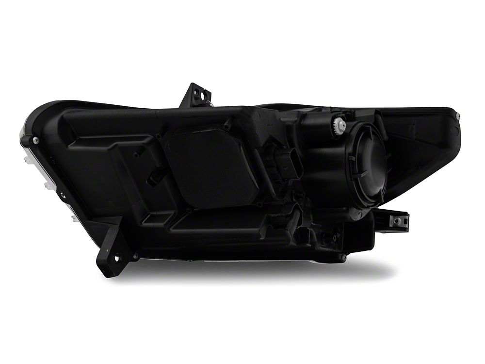 Raxiom Projector Headlights for OEM HID Bulbs; Black Housing; Clear Lens (15-17 Mustang; 18-22 Mustang GT350, GT500)