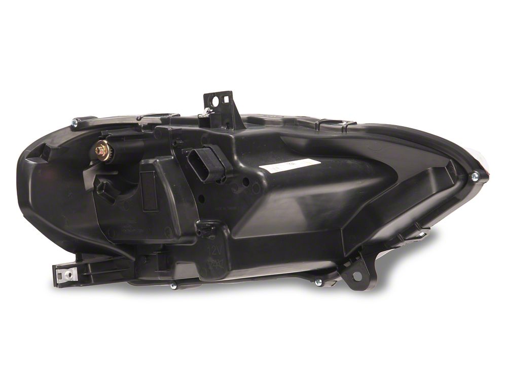 Raxiom LED Projector Headlights; Black Housing; Clear Lens (18-23 Mustang GT, EcoBoost)