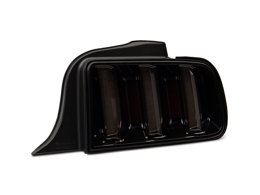 Raxiom Vector V2 LED Tail Lights; Black Housing; Smoked Lens (05-09 Mustang)