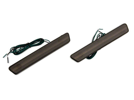 Raxiom Axial Series LED Rear Side Marker Lights; Smoked (99-04 Mustang)