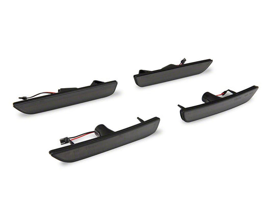 Raxiom Axial Series LED Side Marker Lights; Smoked (10-14 Mustang)