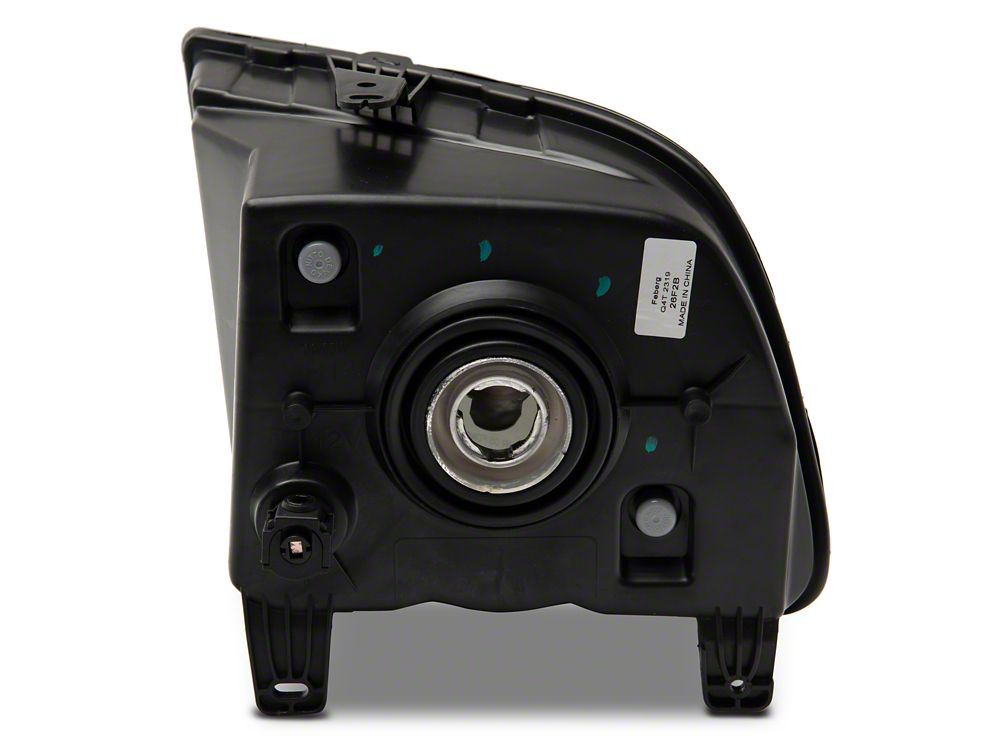 Raxiom Axial Series OEM Style Replacement Headlights; Chrome Housing; Smoked Lens (05-09 Mustang w/ Factory Halogen Headlights, Excluding GT500)