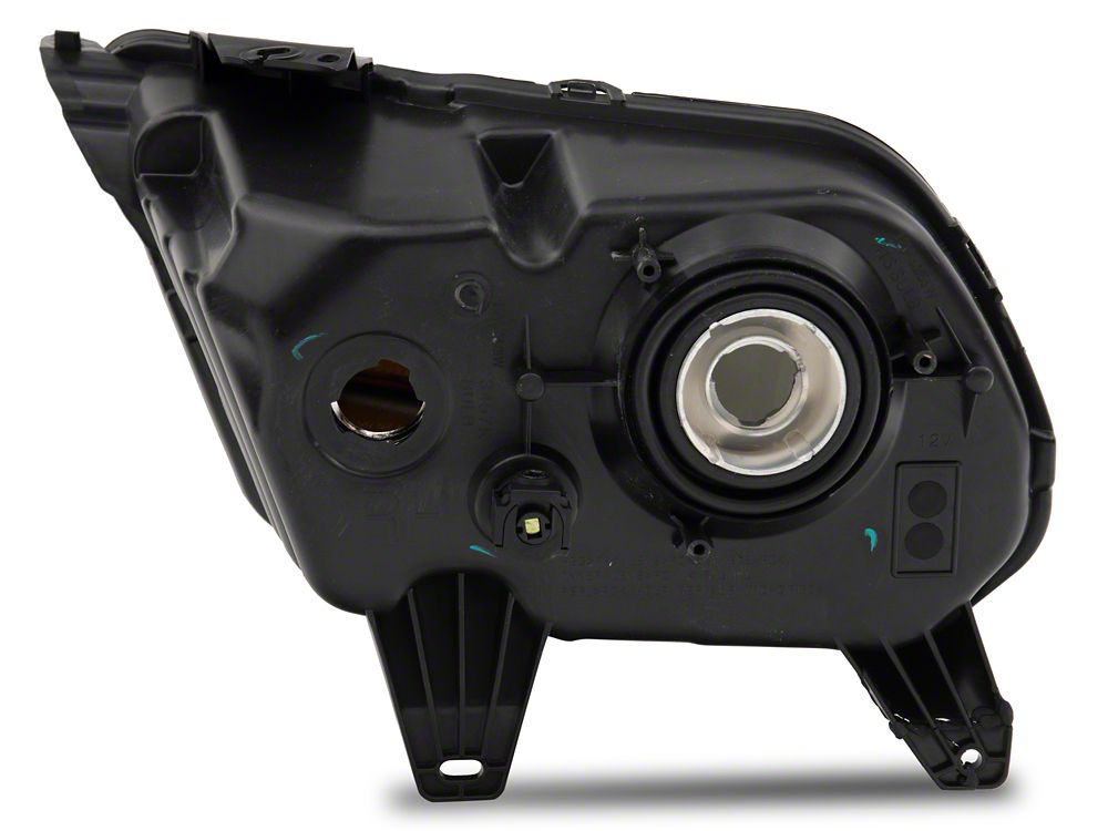 Raxiom Axial Series OEM Style Replacement Headlights; Chrome Housing; Smoked Lens (10-12 Mustang w/ Factory Halogen Headlights)