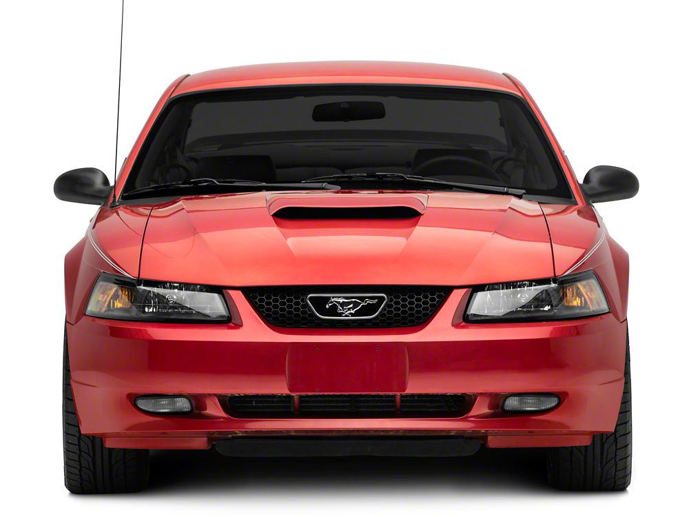 Raxiom Axial Series OEM Style Replacement Headlights; Black Housing; Clear Lens (99-04 Mustang)