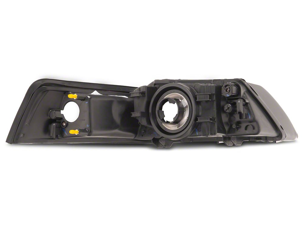 Raxiom Axial Series OEM Style Replacement Headlights; Chrome Housing; Clear Lens (99-04 Mustang)