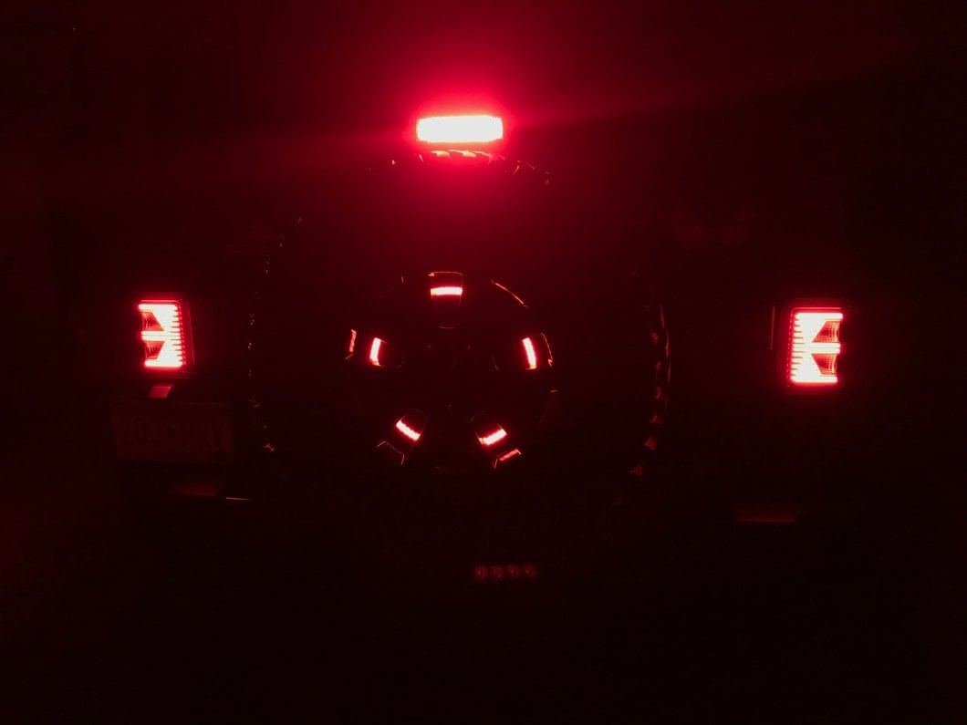 Raxiom Axial Series Vision LED Tail Lights; Black Housing; Smoked Lens (07-18 Jeep Wrangler JK)