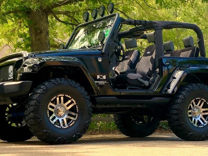 Raxiom Axial Series LED Side Marker Lights; Smoked (07-18 Jeep Wrangler JK)