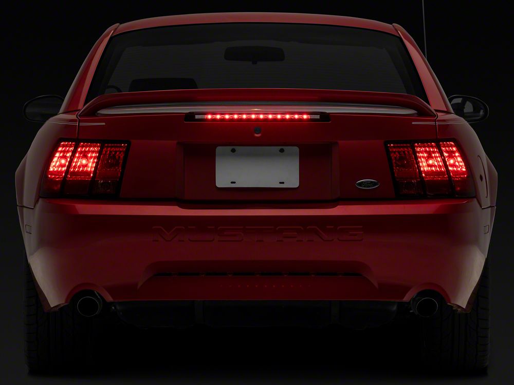 Raxiom Axial Series LED Third Brake Light; Clear Lens (99-04 Mustang, Excluding 03-04 Cobra)