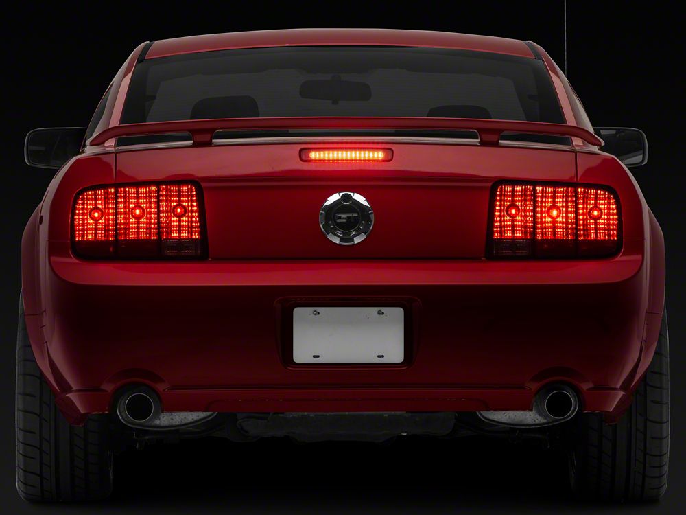 Raxiom Axial Series LED Third Brake Light; Red Lens (05-09 Mustang)