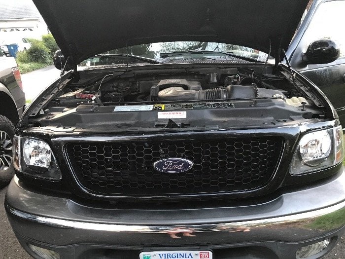 Raxiom G2 Euro Headlights with Parking Lights; Black Housing; Clear Lens (97-03 F-150)