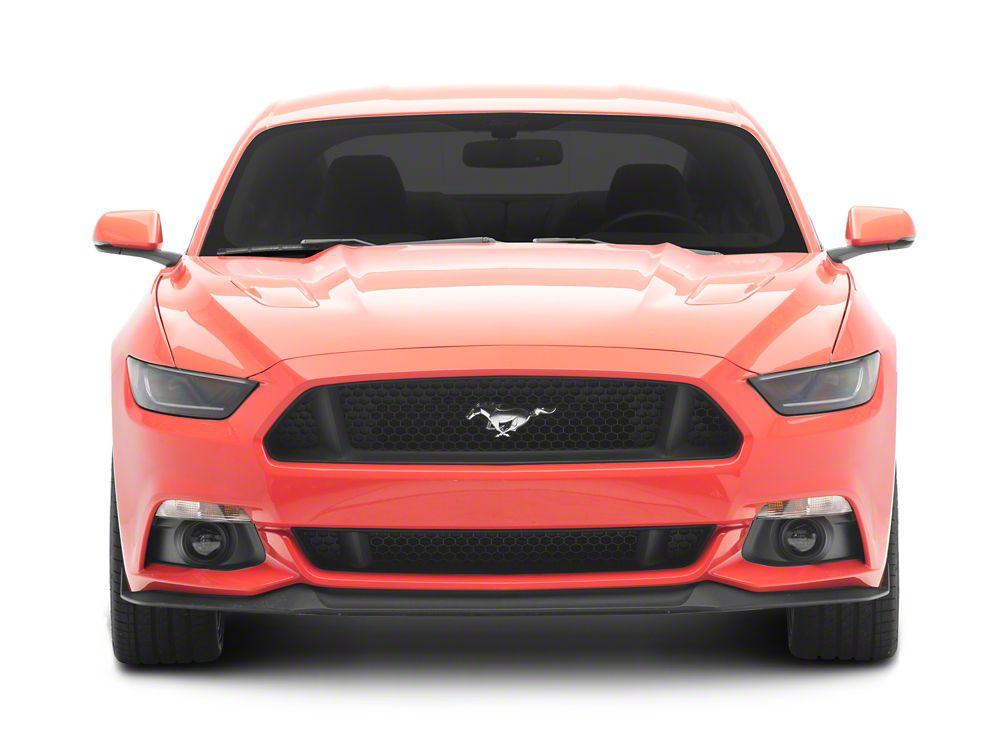 Raxiom CXR Series Hybrid LED Headlights; Black Housing; Smoked Lens (15-17 Mustang; 18-22 Mustang GT350, GT500)