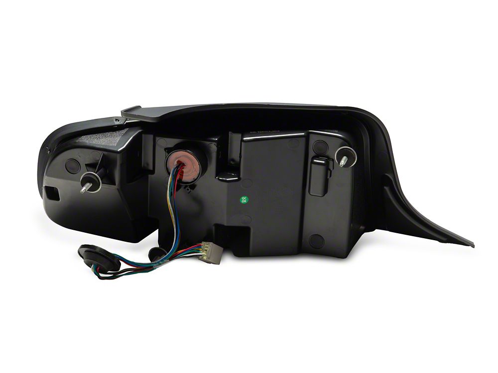 Raxiom CXR Series LED Tail Lights; Black Housing; Smoked Lens (13-14 Mustang)