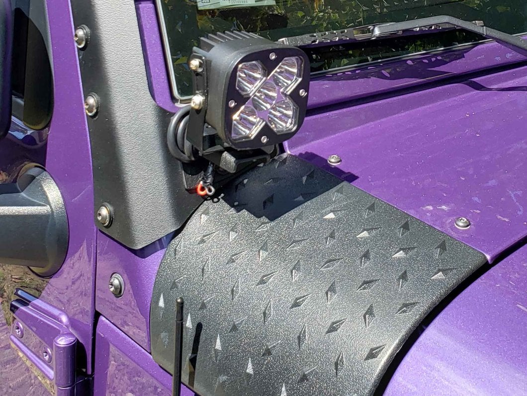 Raxiom 3-Inch Square High-Powered LED Light (Universal; Some Adaptation May Be Required)