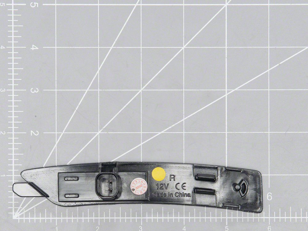 Raxiom LED Side Marker Lights; Clear (24-26 Mustang)