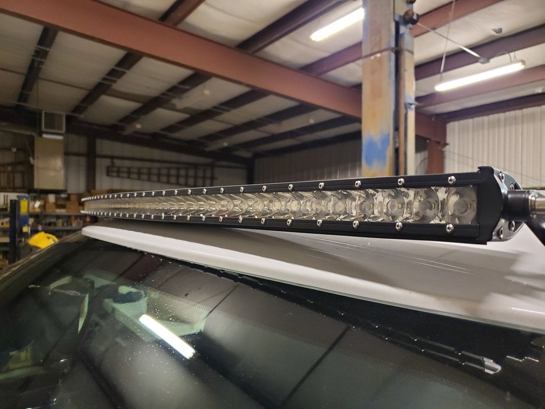 Raxiom 50-Inch Slim Curved LED Light Bar; Flood/Spot Combo Beam (Universal; Some Adaptation May Be Required)