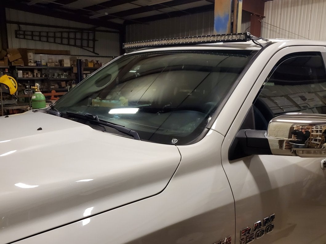 Raxiom 50-Inch Slim Curved LED Light Bar; Flood/Spot Combo Beam (Universal; Some Adaptation May Be Required)