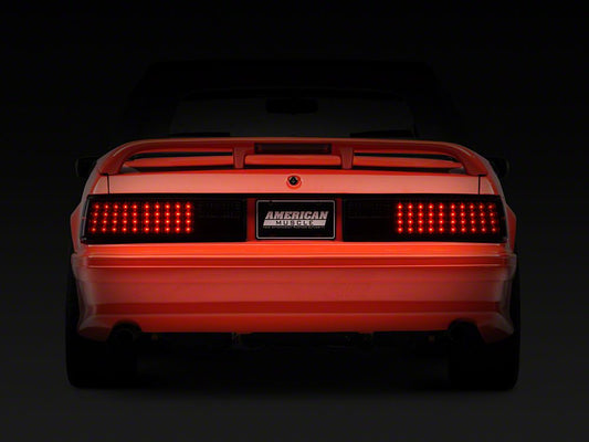 Raxiom Axial Series Smoked LED Tail Lights (87-93 Mustang)